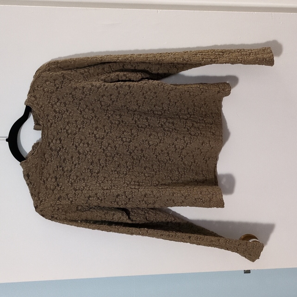 Women's Long Sleeve Lace Blouse with Pattern